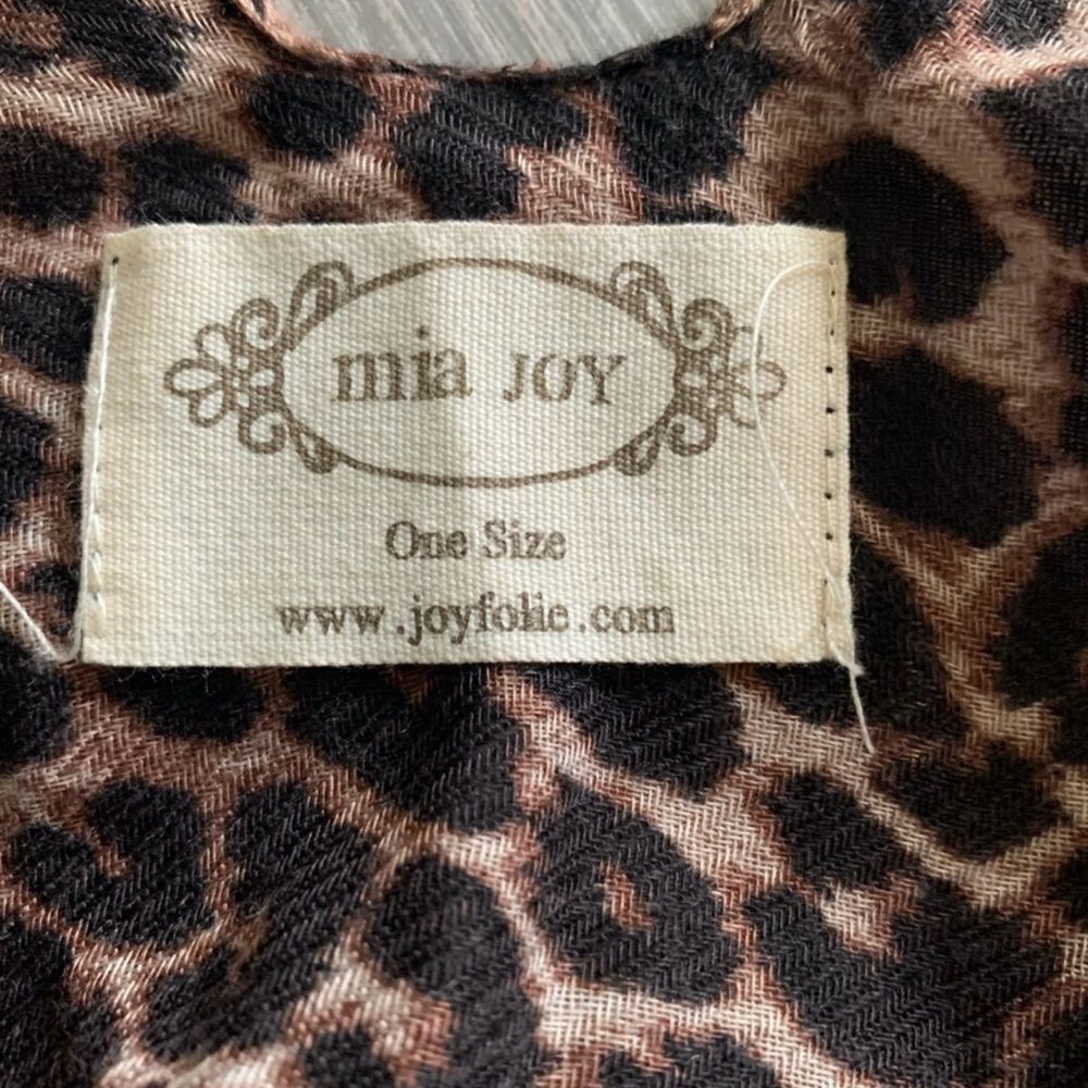 Joyfolie leopard print duster One Size - Picture 5 of 6